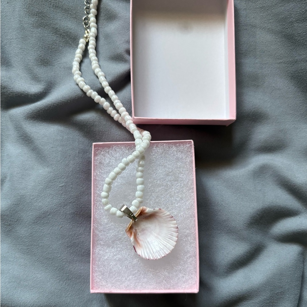 Coastline Colour Beaded Shell Necklace